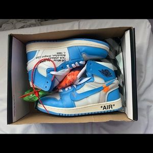 Jordan 1 off white UNC